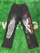 Load image into Gallery viewer, Hellstar Sweatpants - Black/Red/Grey
