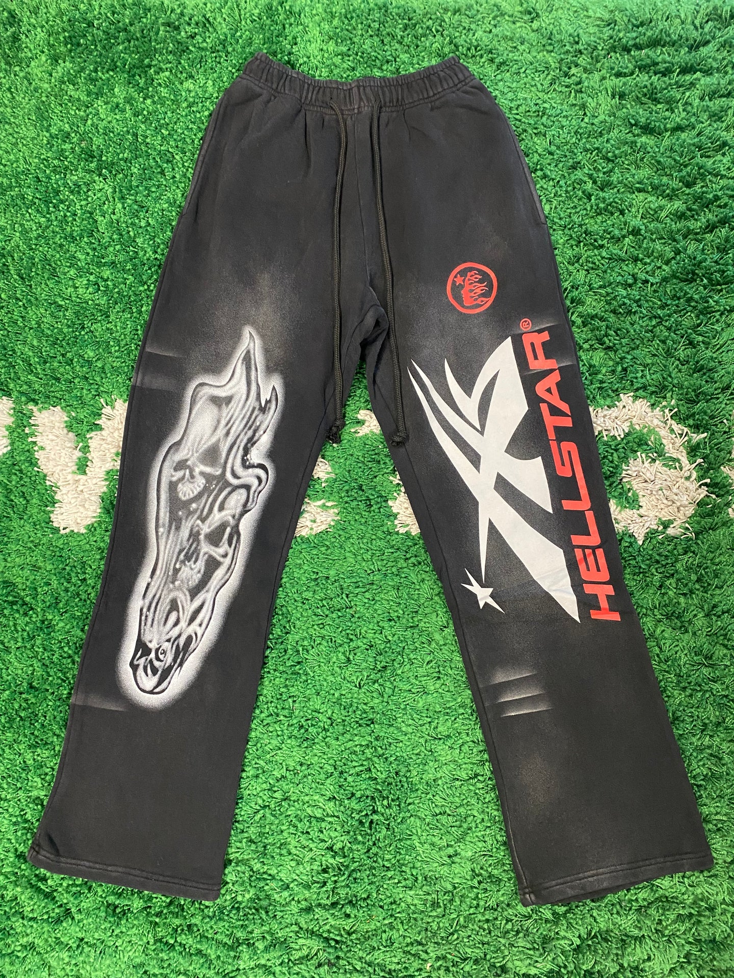 Hellstar Sweatpants - Black/Red/Grey