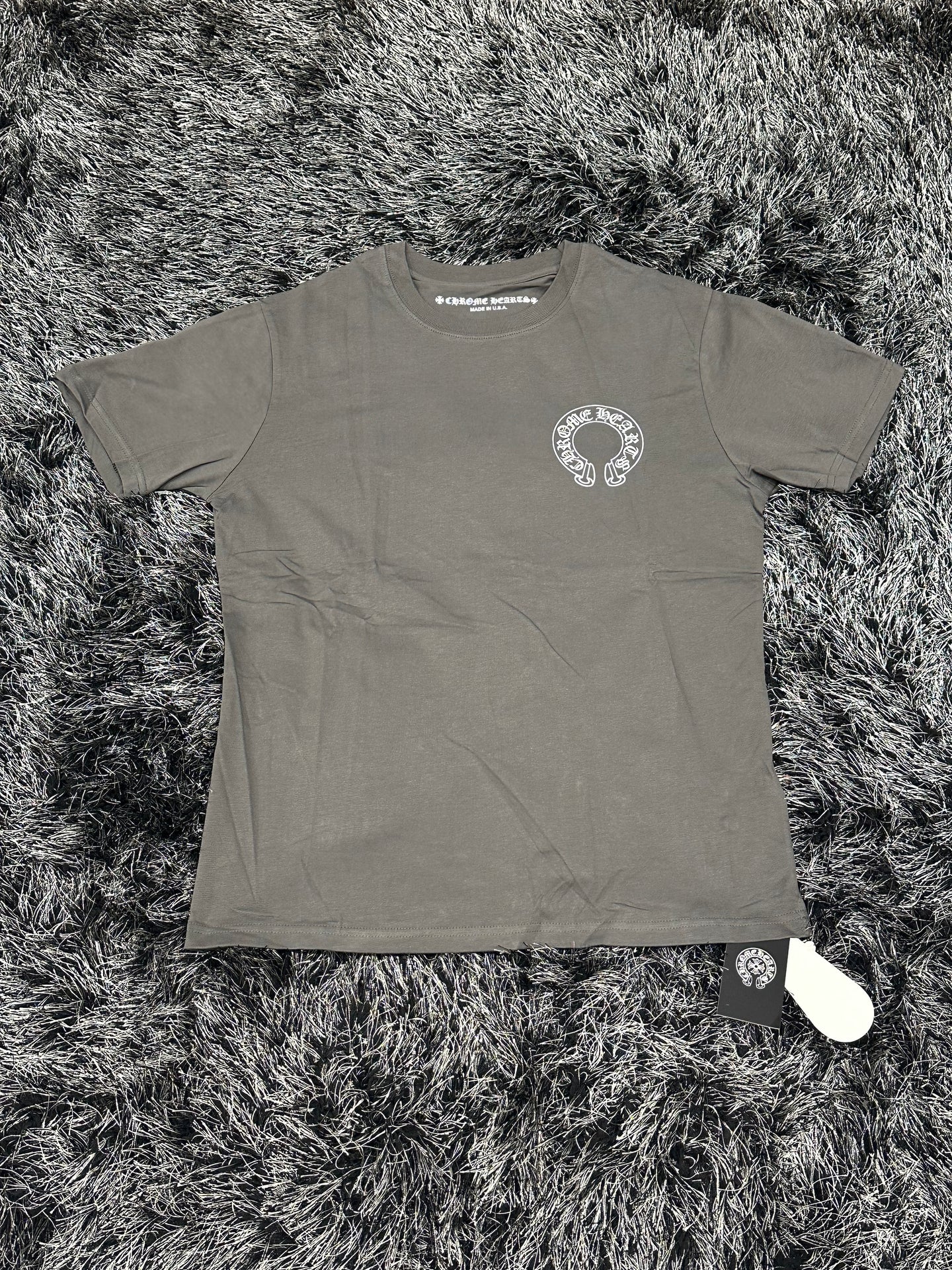 Chrome Hearts Logo Shirt - Grey/White