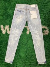 Load image into Gallery viewer, Purple Brand Denim Jeans ‘Creased’ - Light Wash - White
