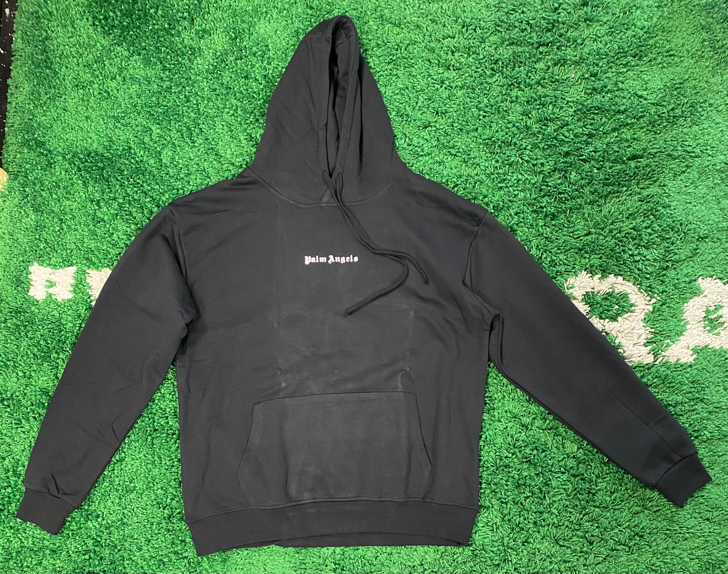 Palm Angels Basic Hoodie - Black/White