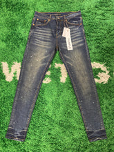 Load image into Gallery viewer, Purple Brand Denim Jeans ‘Dots’ - Dark Wash - White
