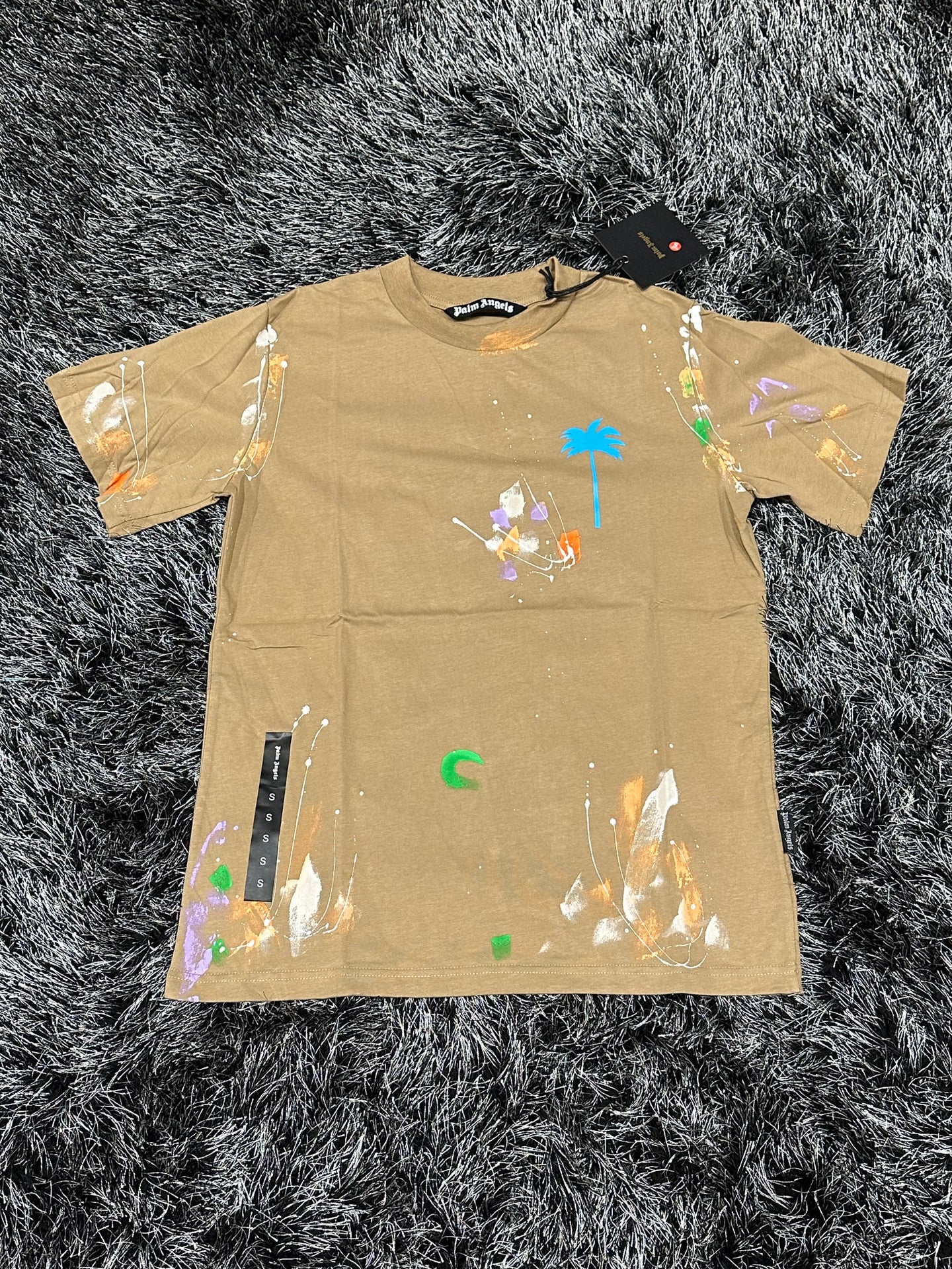 Palm Angels Graphic Shirt - Brown/Multicolor