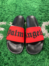 Load image into Gallery viewer, Palm Angels Slides - Red/Black
