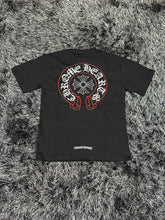 Load image into Gallery viewer, Chrome Hearts Logo Shirt - Black/Red/White
