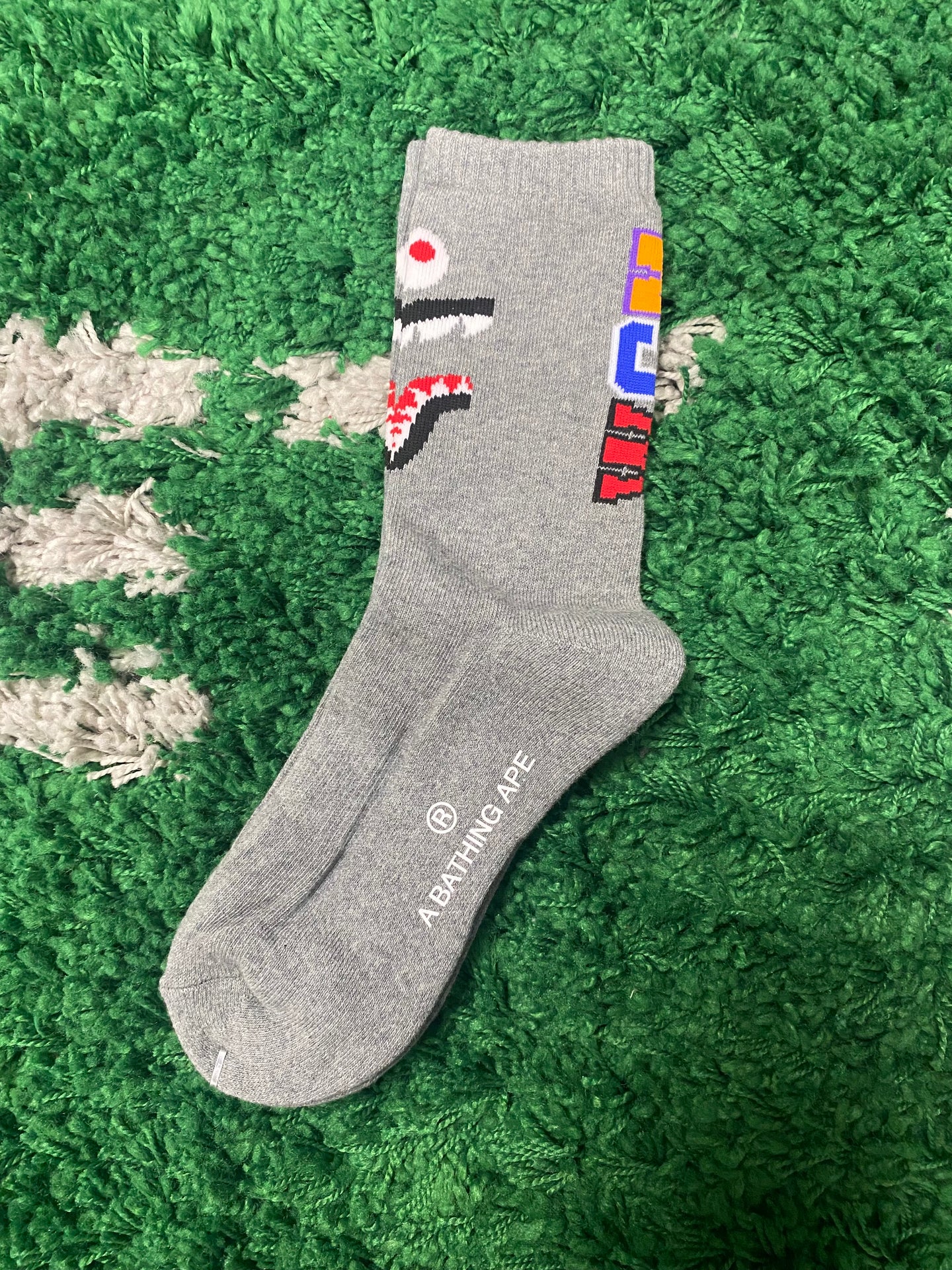 Bape Ankle Socks - Grey