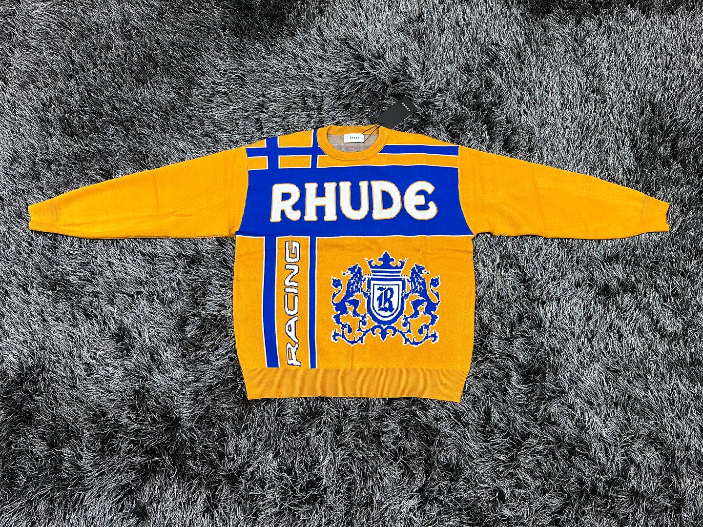 Rhude Set - Mustard/Blue