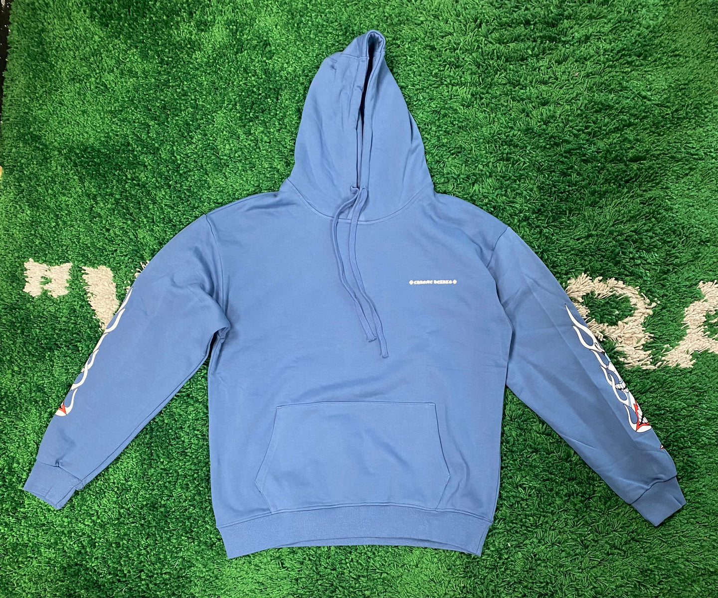 Chrome Hearts ‘Space’ Graphic Hoodie - Blue