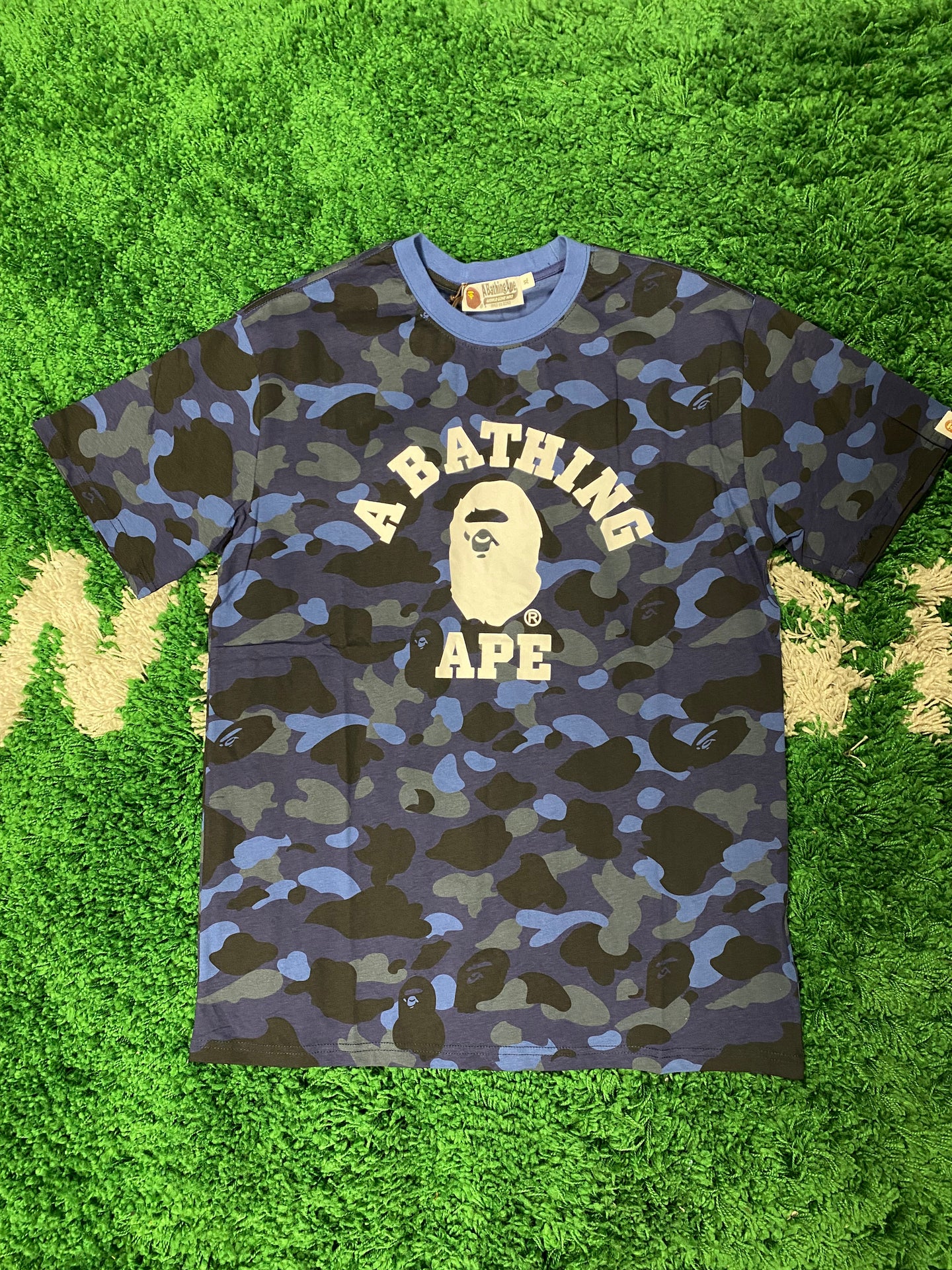 Bape ‘A Bathing Ape’ Shirt - Blue Camo