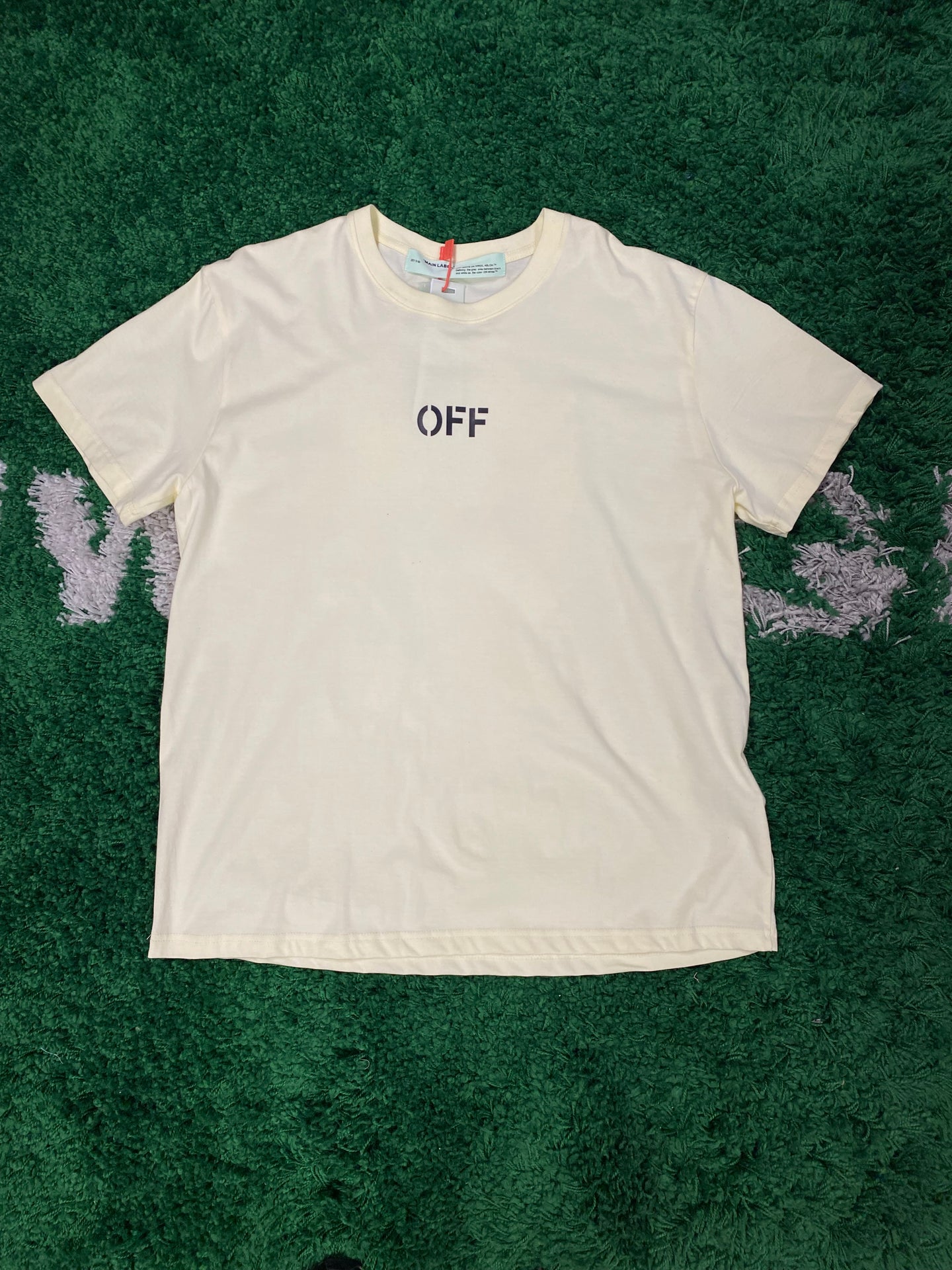 Off White ‘Flowers’ Graphic Shirt - Cream/Multicolor