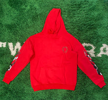 Load image into Gallery viewer, Chrome Hearts ‘Finish Line’ Graphic Hoodie - Red/Black
