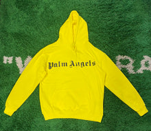 Load image into Gallery viewer, Palm Angels Casual Logo Hoodie - Yellow/Black
