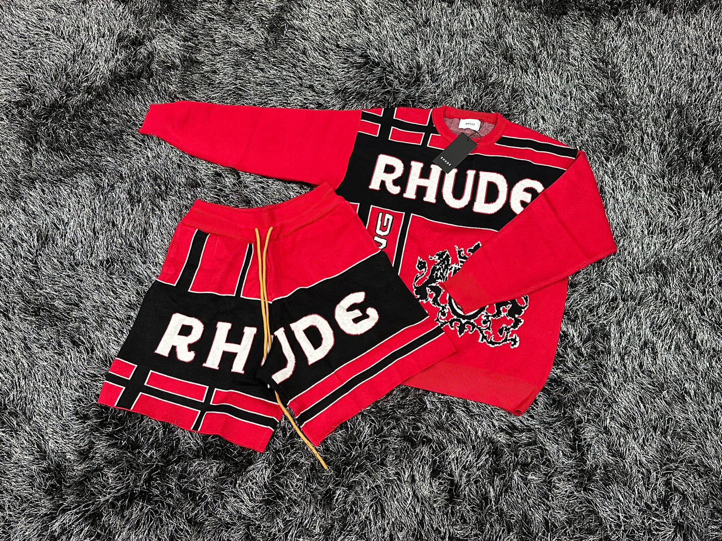 Rhude Set - Black/Red