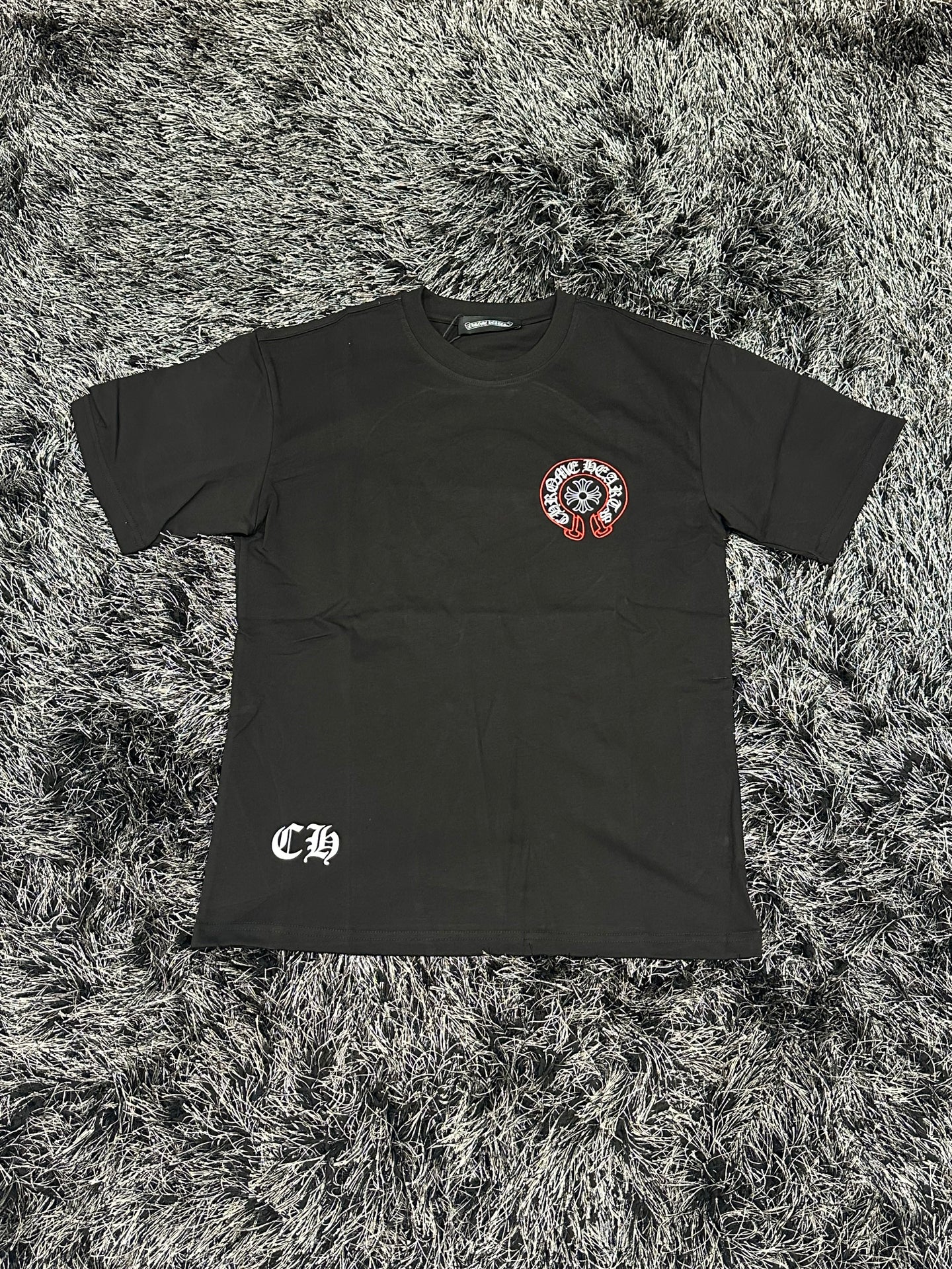 Chrome Hearts Logo Shirt - Black/Red/White