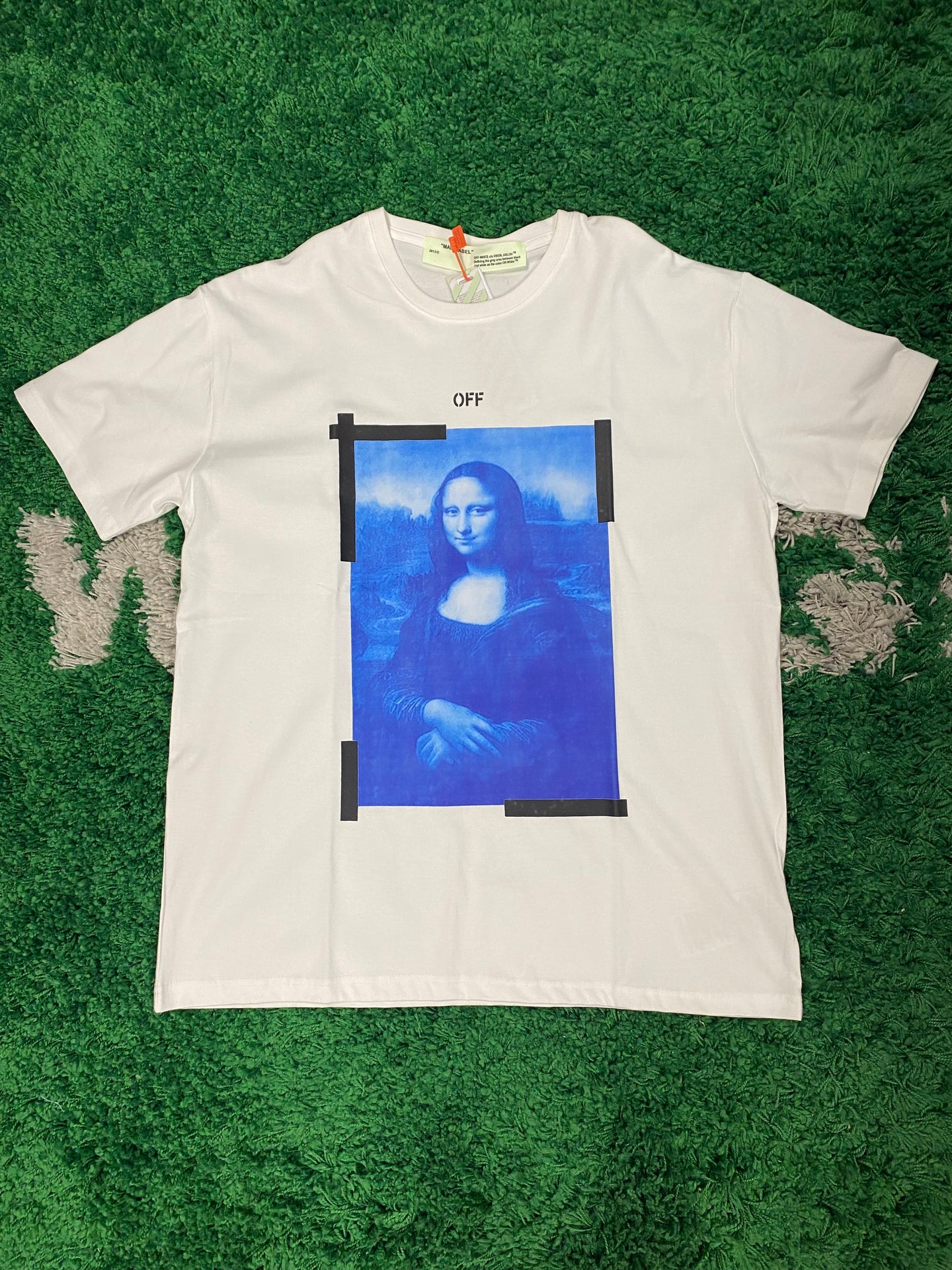 Off White ‘Mona Lisa’ Shirt - White/Blue/Black