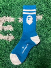 Load image into Gallery viewer, Bape Ankle Socks - Teal
