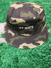 Load image into Gallery viewer, Off White Bucket Hat - Camo/White
