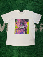 Load image into Gallery viewer, Purple Brand Graphic Shirt - White/Pink/Green
