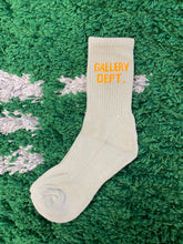 Load image into Gallery viewer, Gallery Dept. Socks - Taupe/Orange
