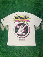 Load image into Gallery viewer, Hellstar ‘Breaking News’ Shirt - White/Multicolor
