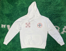 Load image into Gallery viewer, Off White Casual Hoodie - White/Grey/Red
