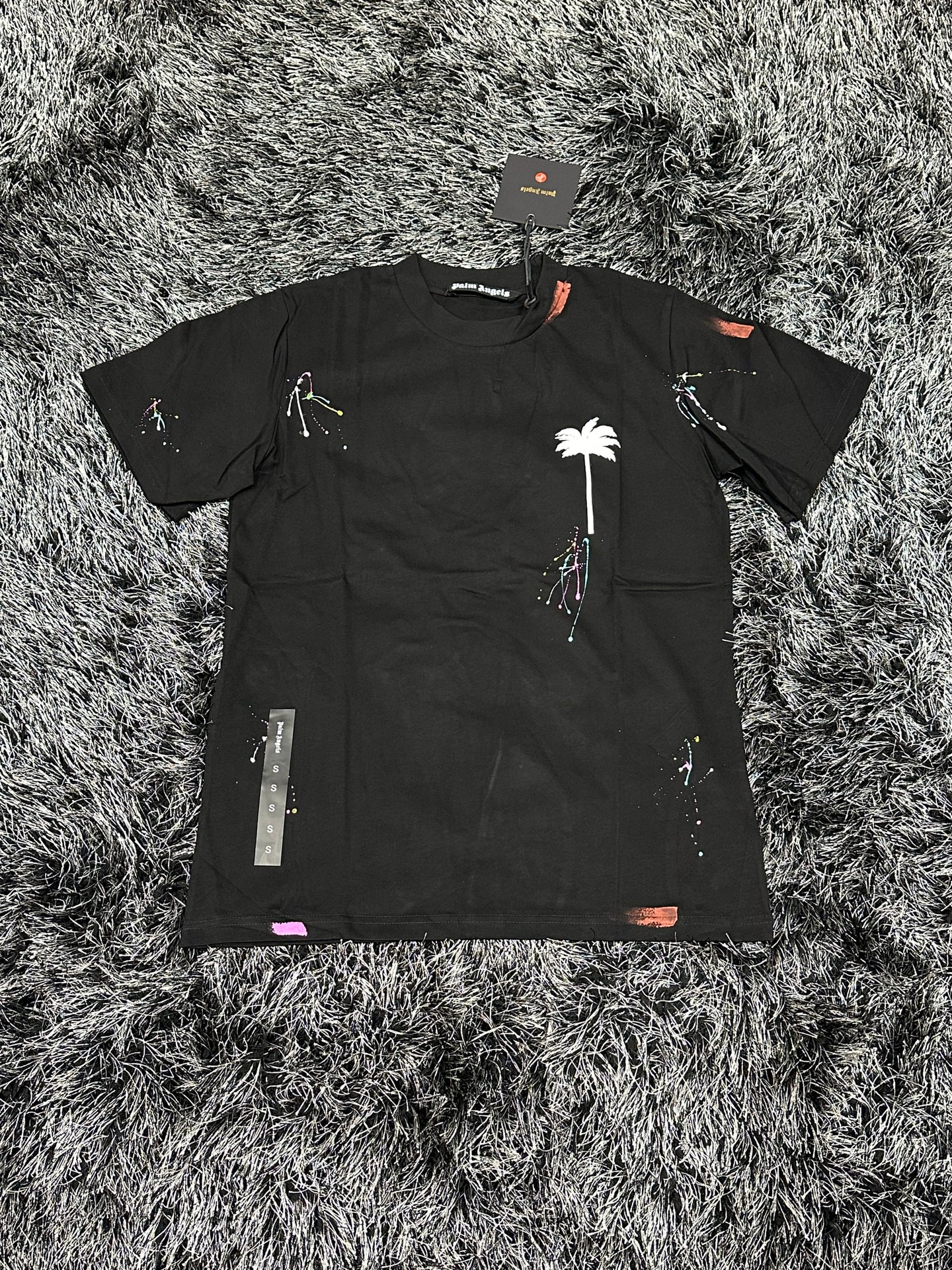 Palm Angels Graphic Shirt - Black/Multicolor