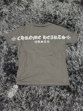 Load image into Gallery viewer, Chrome Hearts Logo Shirt - Grey/White
