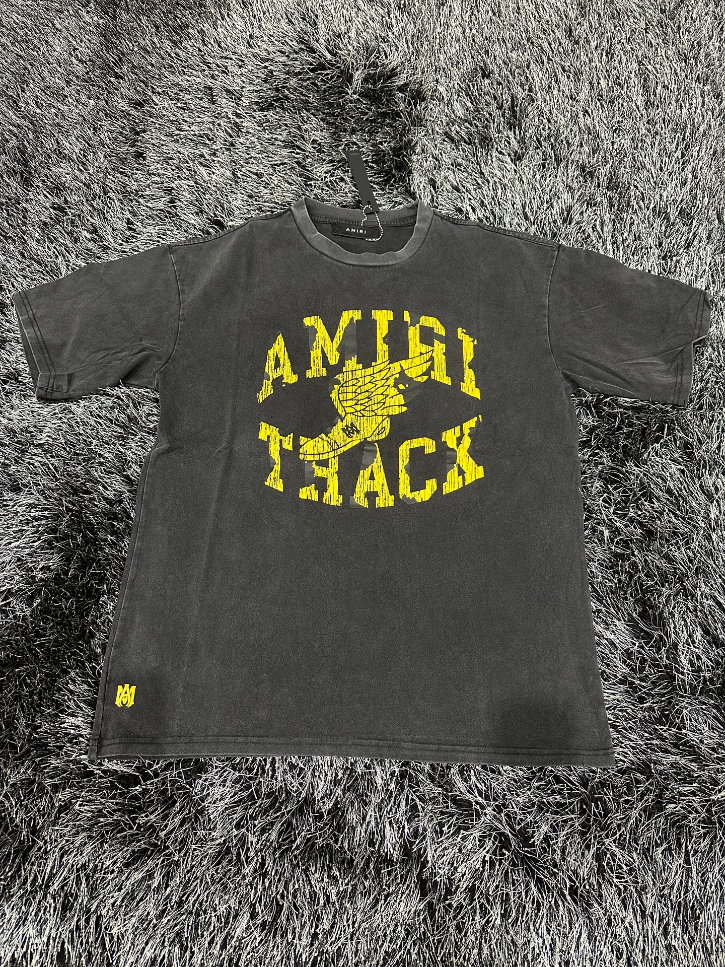 Amiri ‘Track’ Shirt - Grey/Yellow