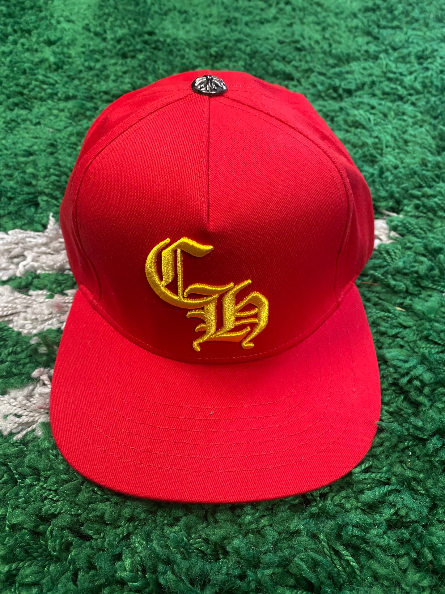 Chrome Hearts Hat - Red/Gold