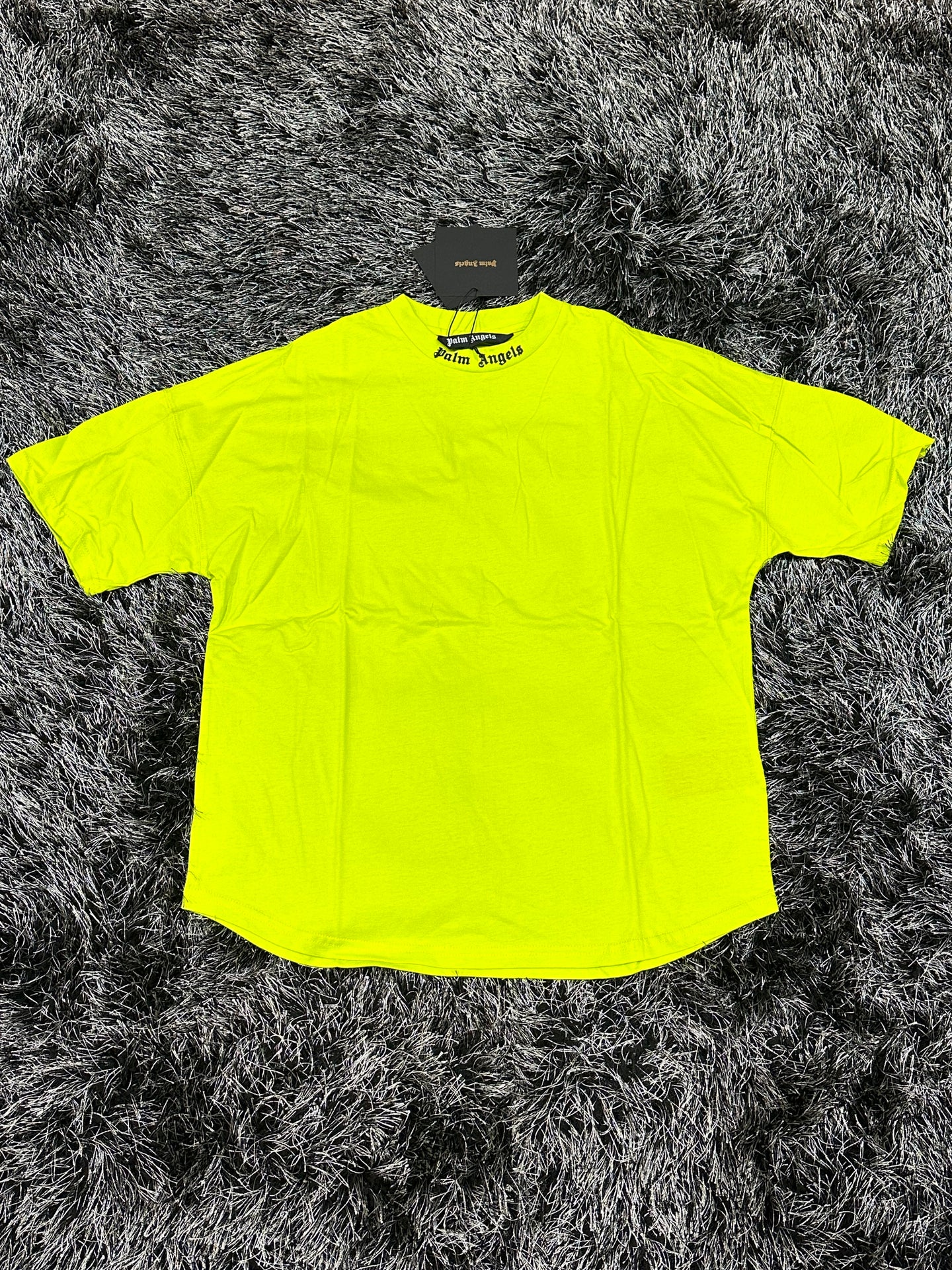 Palm Angels Rear Logo Shirt - Lime Green