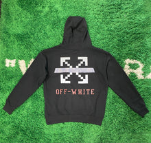 Load image into Gallery viewer, Off White Casual Hoodie - Black/Yellow
