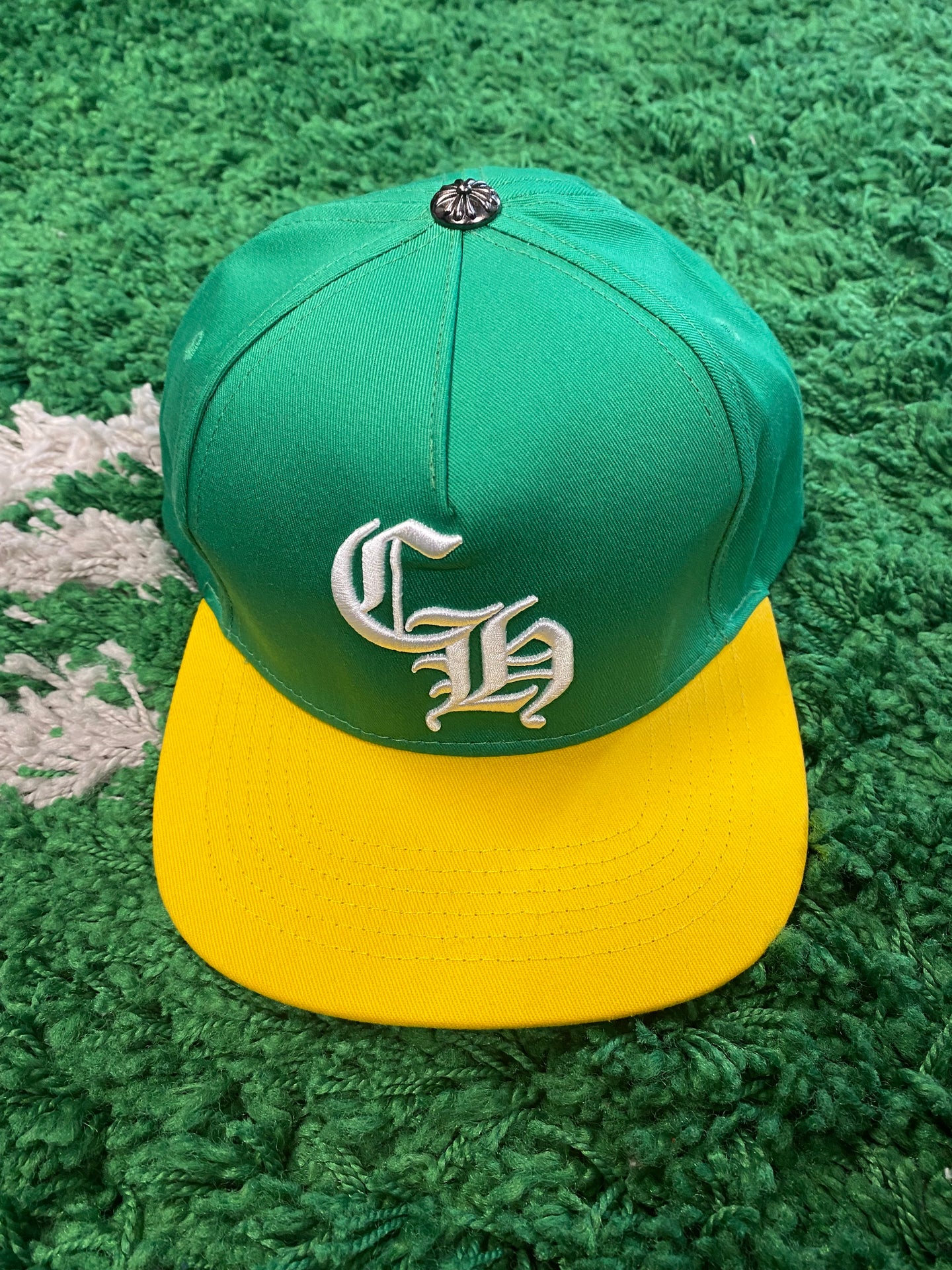 Chrome Hearts Hat - Green/Yellow