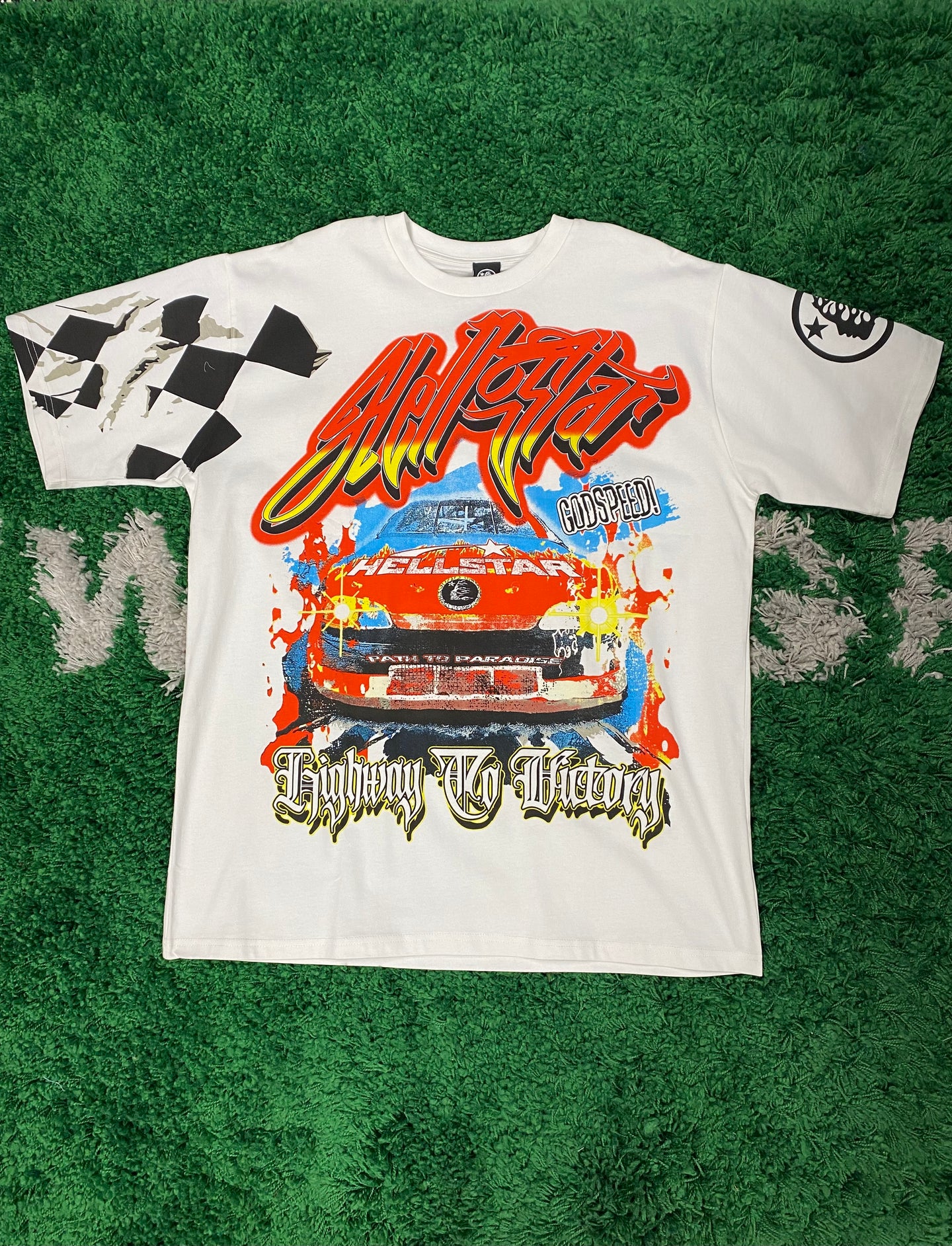 Hellstar ‘Highway to Victory’ Graphic Shirt - Multicolor