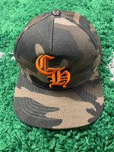 Load image into Gallery viewer, Chrome Hearts Hat - Camo/Orange
