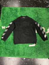 Load image into Gallery viewer, Off White Striped Sweater - Black/Grey/White
