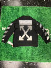 Load image into Gallery viewer, Off White Striped Sweater - Black/Grey/White
