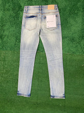 Load image into Gallery viewer, Purple Brand Jeans Light Wash w/ Stripes
